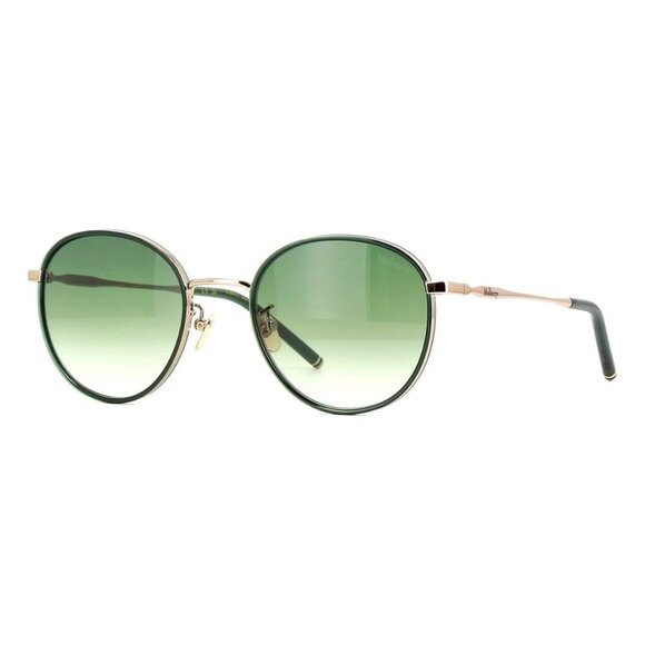 New MULBERRY Green Round SML259 08FE Sunglasses Women - Picture 1 of 4